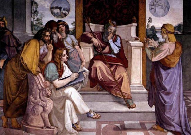CORNELIUS, Peter Joseph Interpreting Pharaoh-s Dream oil painting image